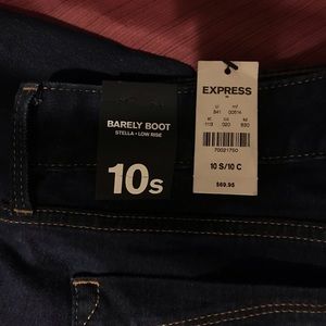New Express Stella size 10s barely boot